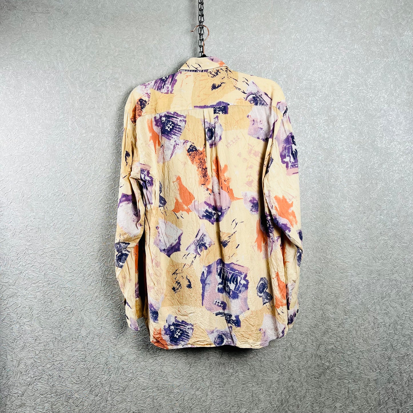 Vintage Mens Fashion Sommer Shirt Small