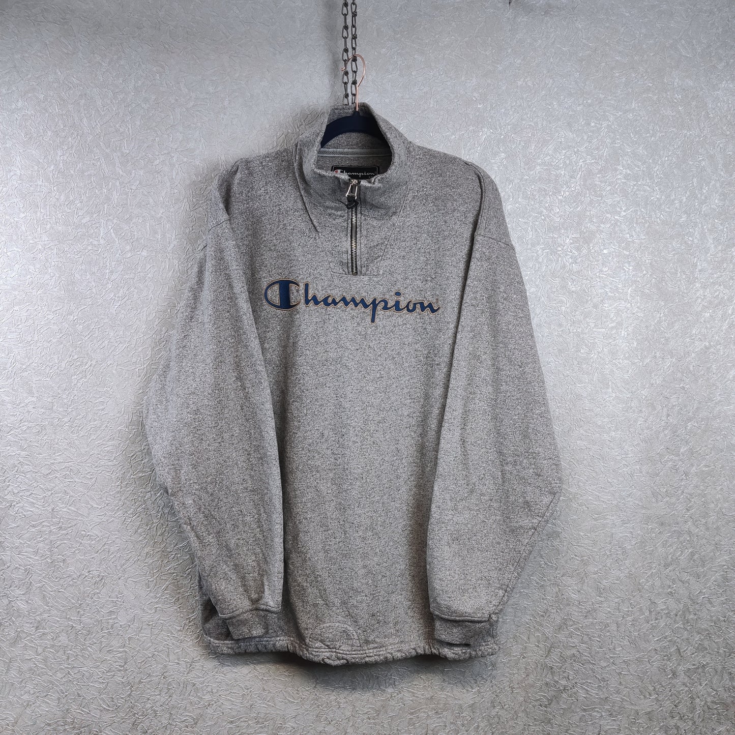 Vintage Champion 1/4 Zip Sweater XL