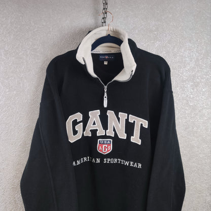 Vintage GANT Fleece 1/4 Zip Sweater Medium