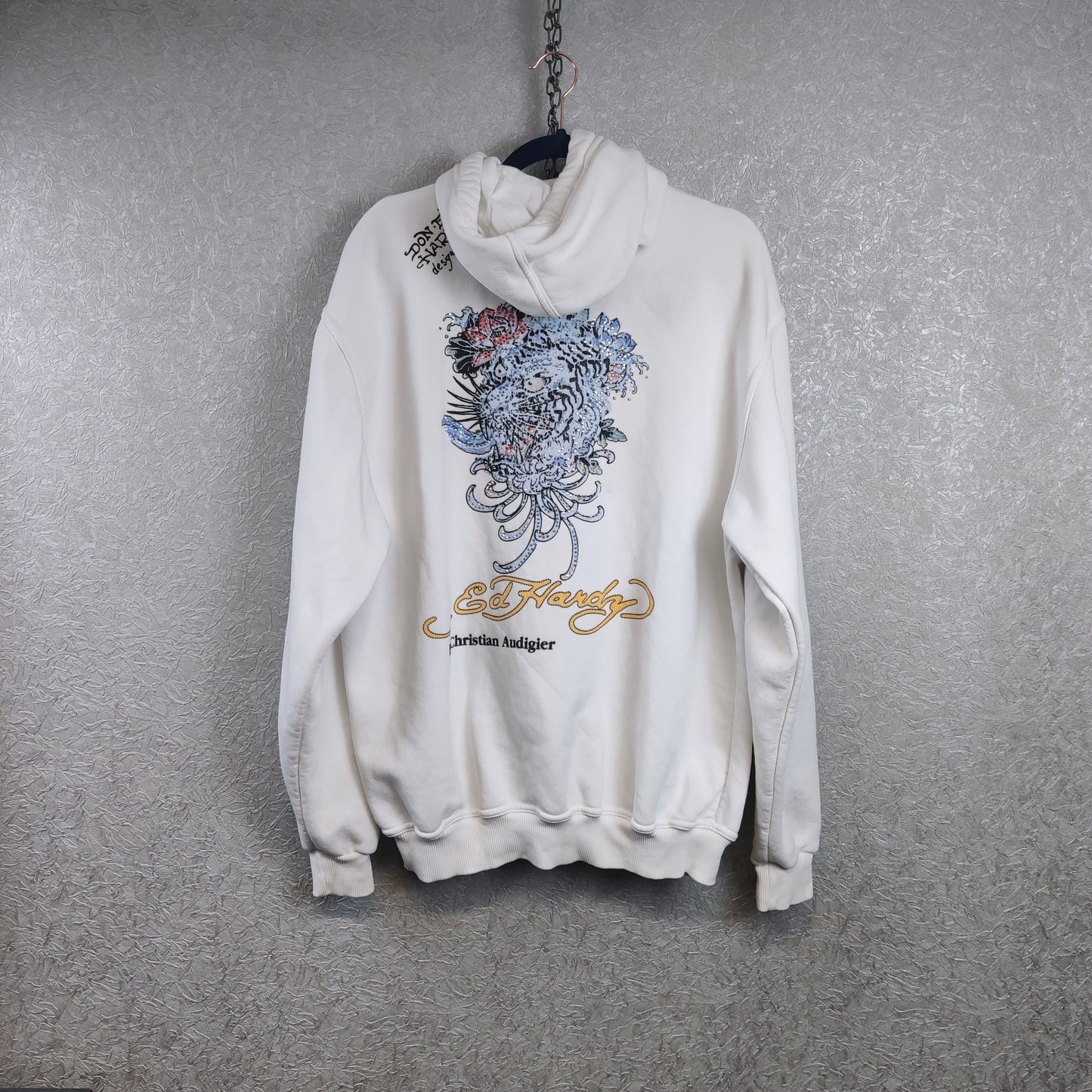 Vintage Ed Hardy Zip Hoodie X- Large