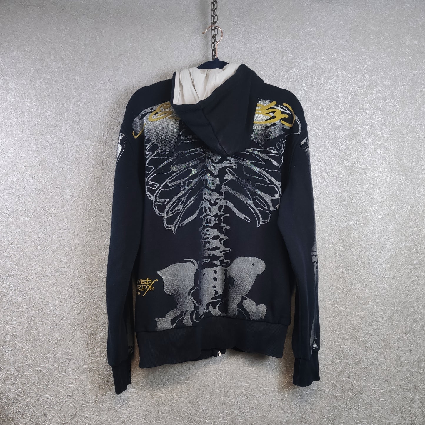 Vintage Ed Hardy Zip Hoodie  Large