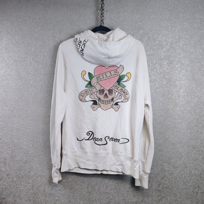 Vintage Ed Hardy Zip Hoodie Medium