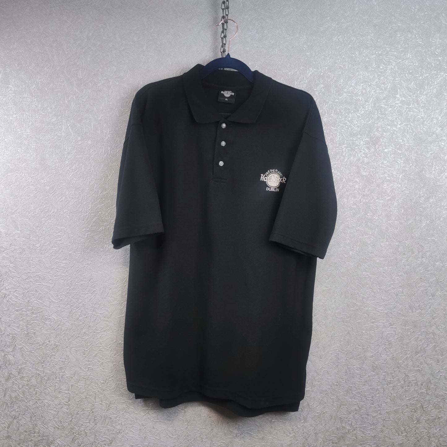 Vintage Hard Rock Dublin Polo Shirt X-Large