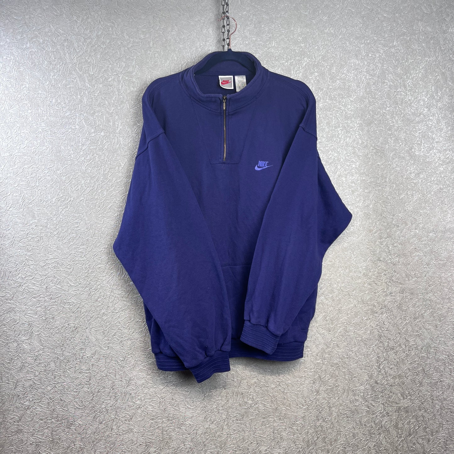 Vintage Nike 1/4 Zip Sweater X-Large