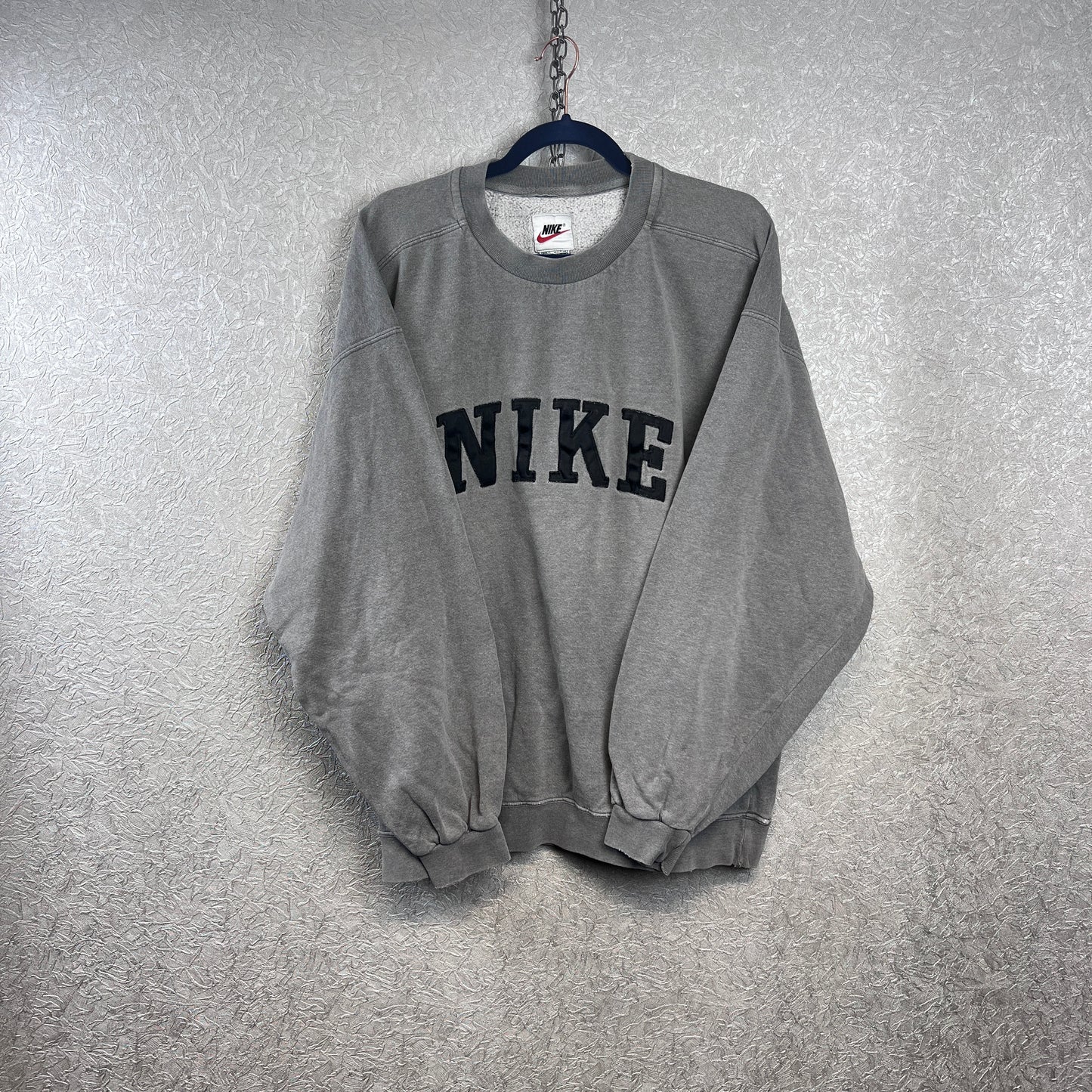 Vintage Nike Spellout Sweater X-Large