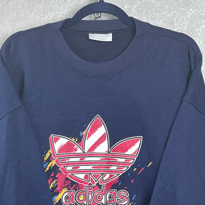 Vintage adidas Graphic Spellout Sweater X-Large