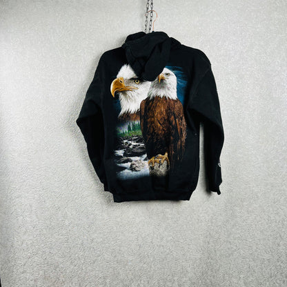 Vintage Rockeagle Zip Hoodie Small